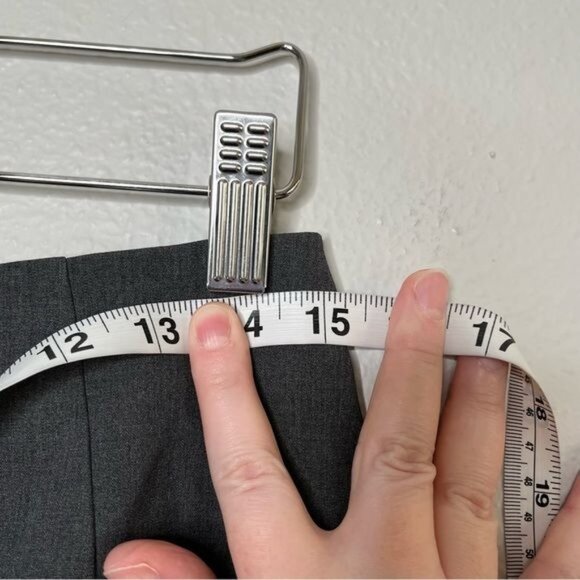 H&M womens 10 charcoal gray business pencil skirt office siren career wear size - Picture 8 of 10